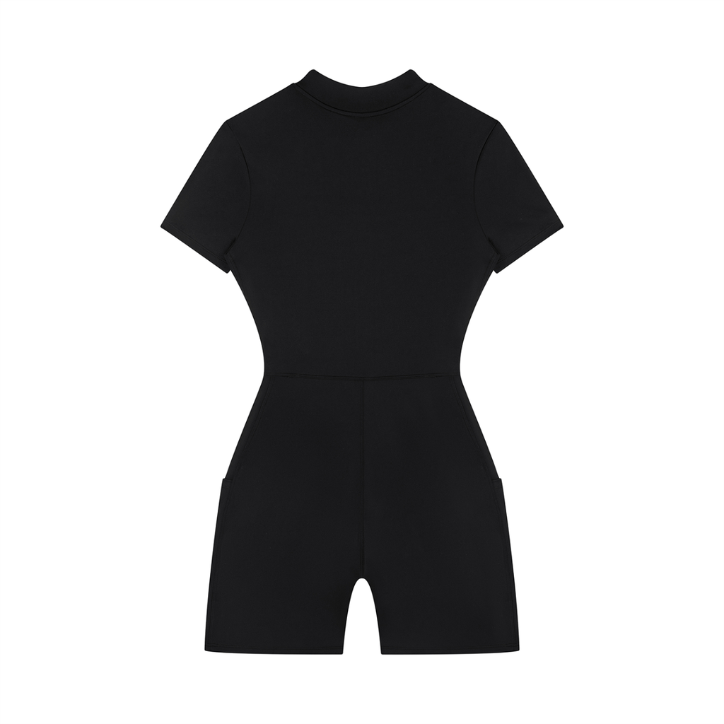 SC.01 Women's Quarter-Zip Short Sleeve Romper