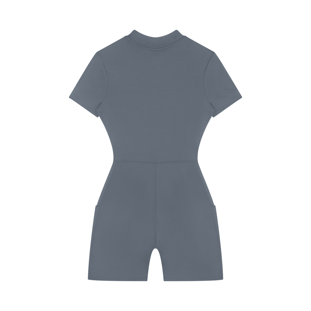 SC.01 Women's Quarter-Zip Short Sleeve Romper