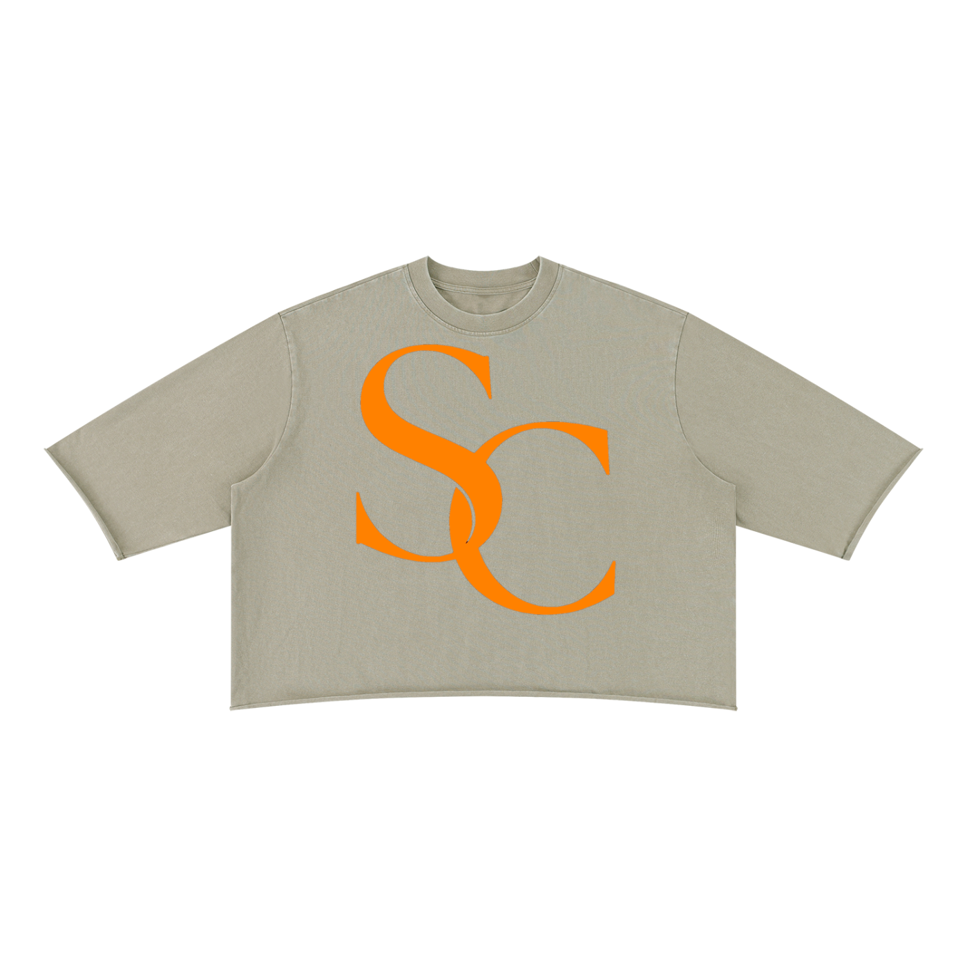 SC.01 Unisex Mineral Wash Raw Hem Boxy T-Shirt