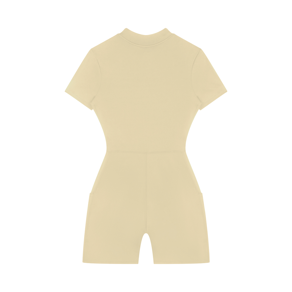 SC.01 Women's Quarter-Zip Short Sleeve Romper