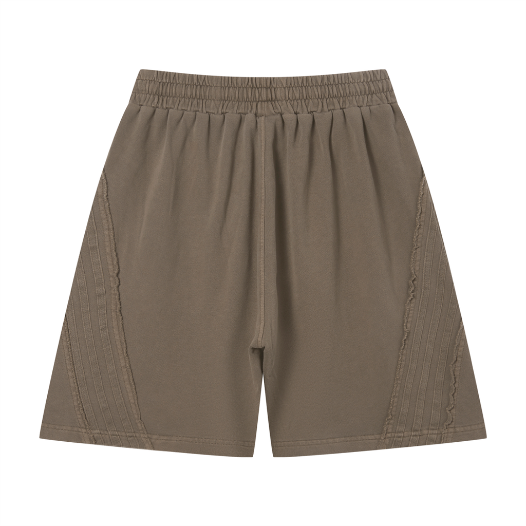 SC.01 Unisex Vintage Wash Raw Edge Shorts