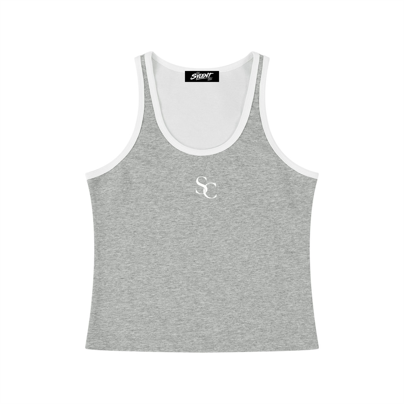 SC.01 Women's Color Block Cropped Tank Top