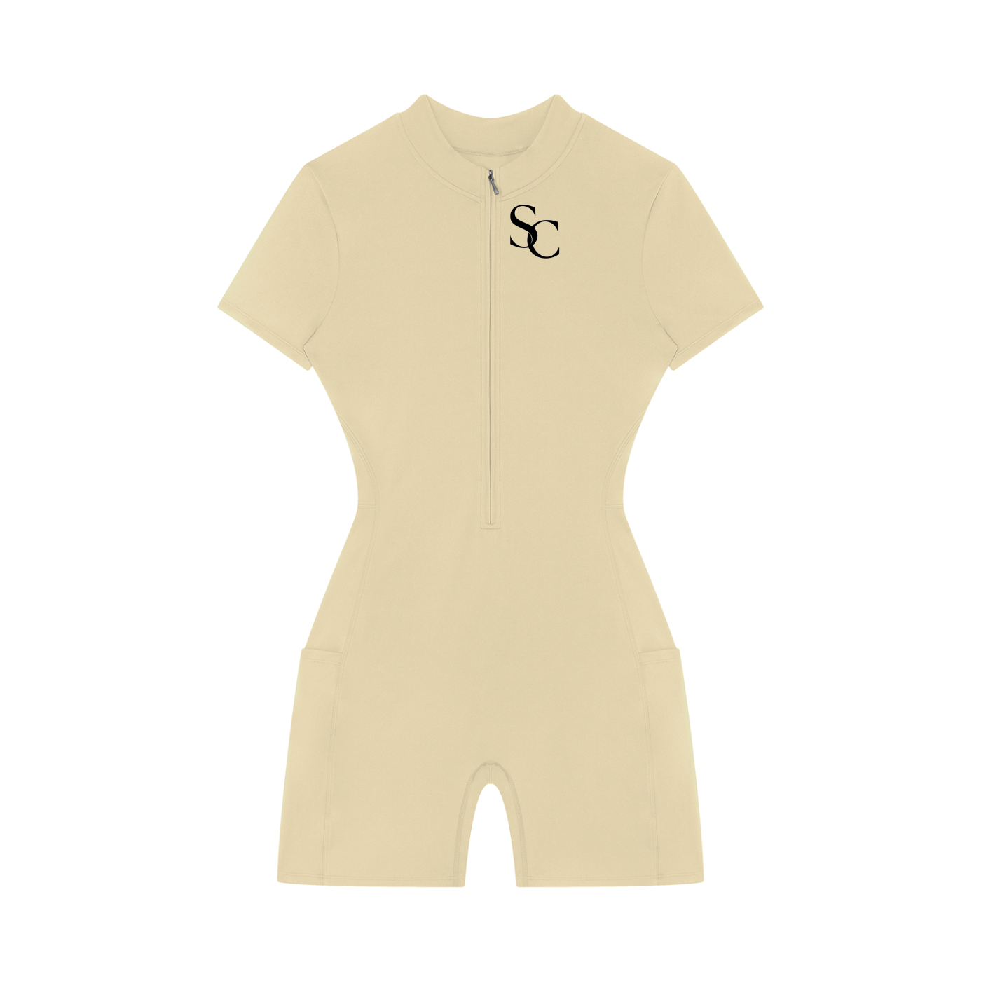 SC.01 Women's Quarter-Zip Short Sleeve Romper