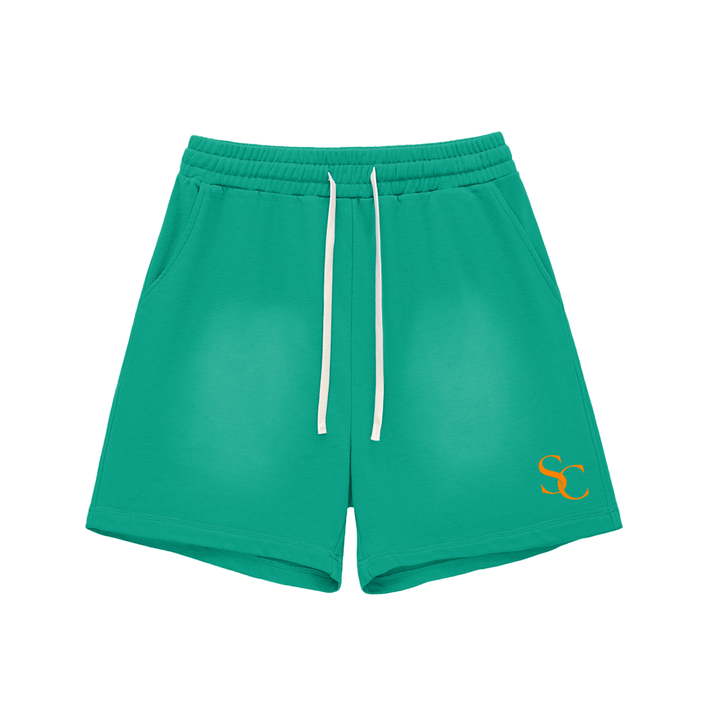 SC.01 Sun Fade Raw Edge Cotton Shorts