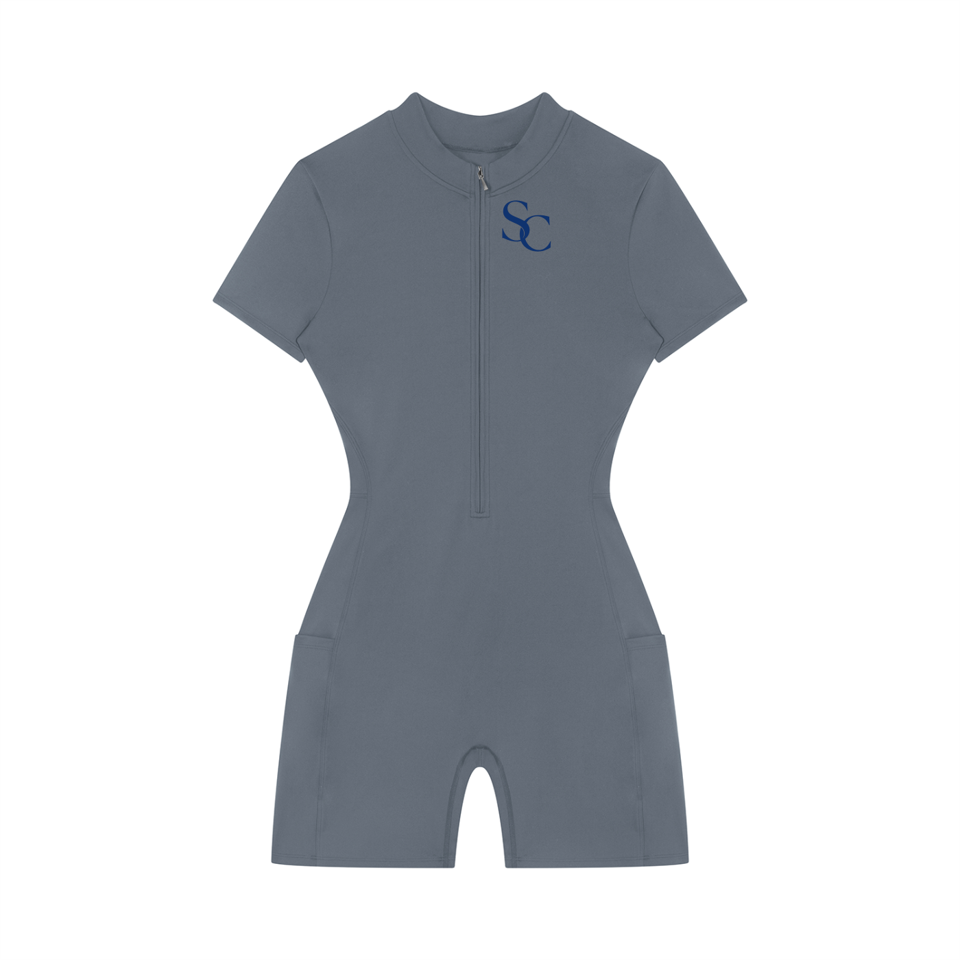 SC.01 Women's Quarter-Zip Short Sleeve Romper