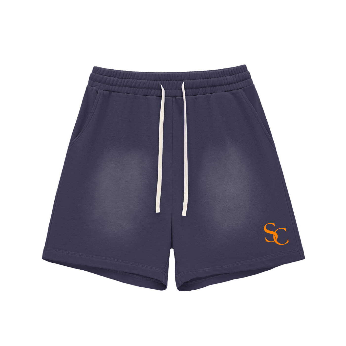 SC.01 Sun Fade Raw Edge Cotton Shorts