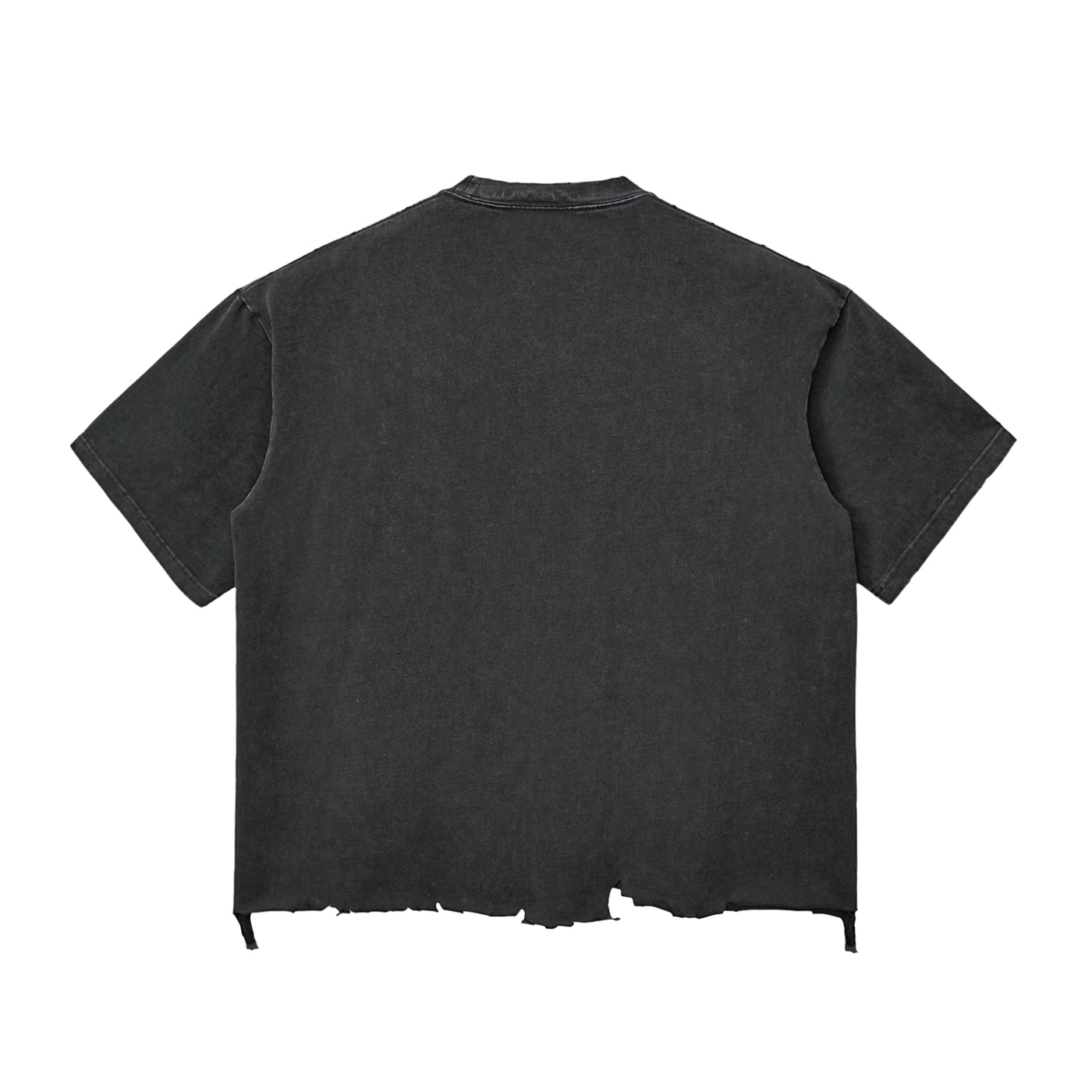 SC.01 Snow Wash Raw-Hem Boxy T-shirt