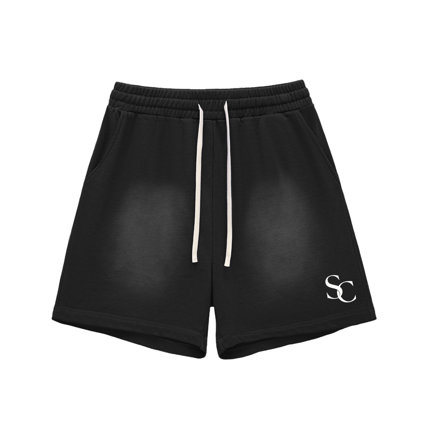 SC.01 Sun Fade Raw Edge Cotton Shorts