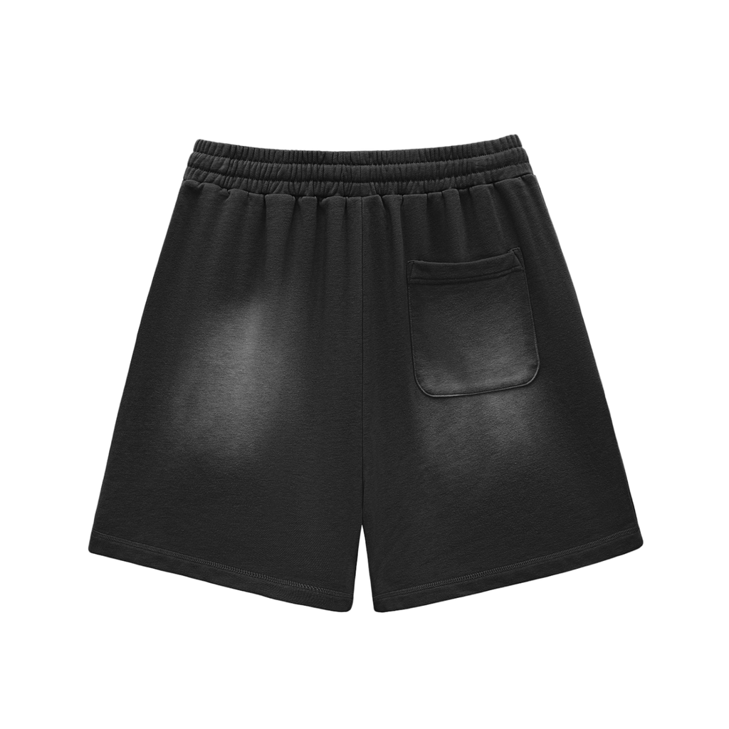 SC.01 Sun Fade Raw Edge Cotton Shorts