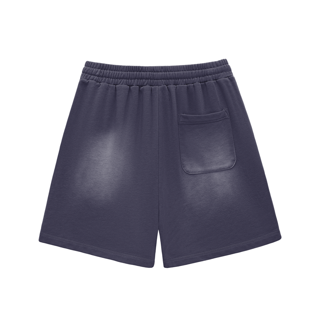 SC.01 Sun Fade Raw Edge Cotton Shorts