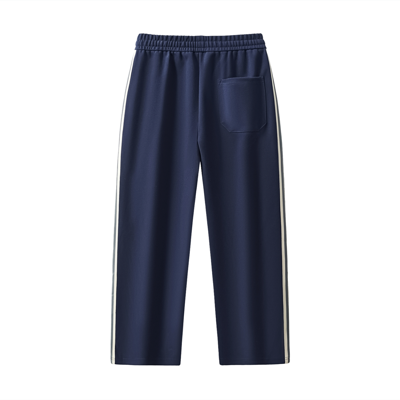 SC.01 Contrast Side-Stripe Straight-Leg  Pants