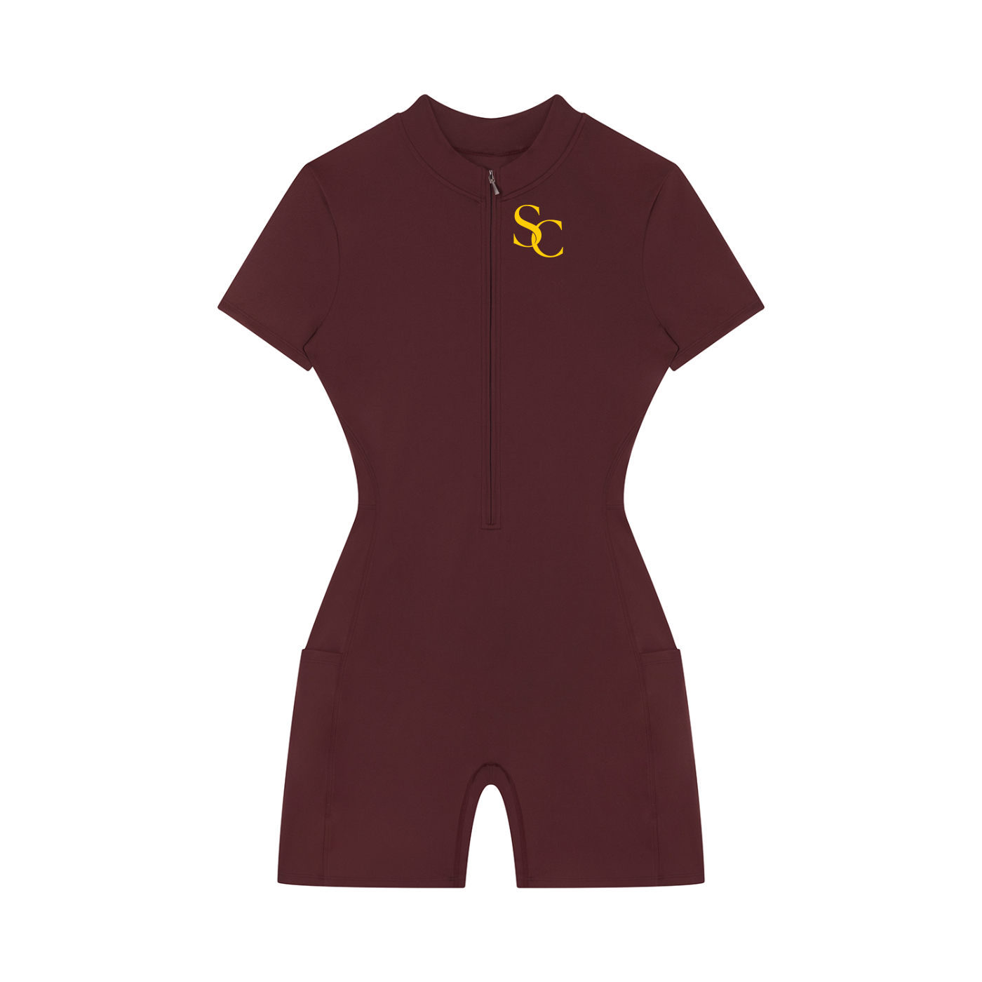 SC.01 Women's Quarter-Zip Short Sleeve Romper