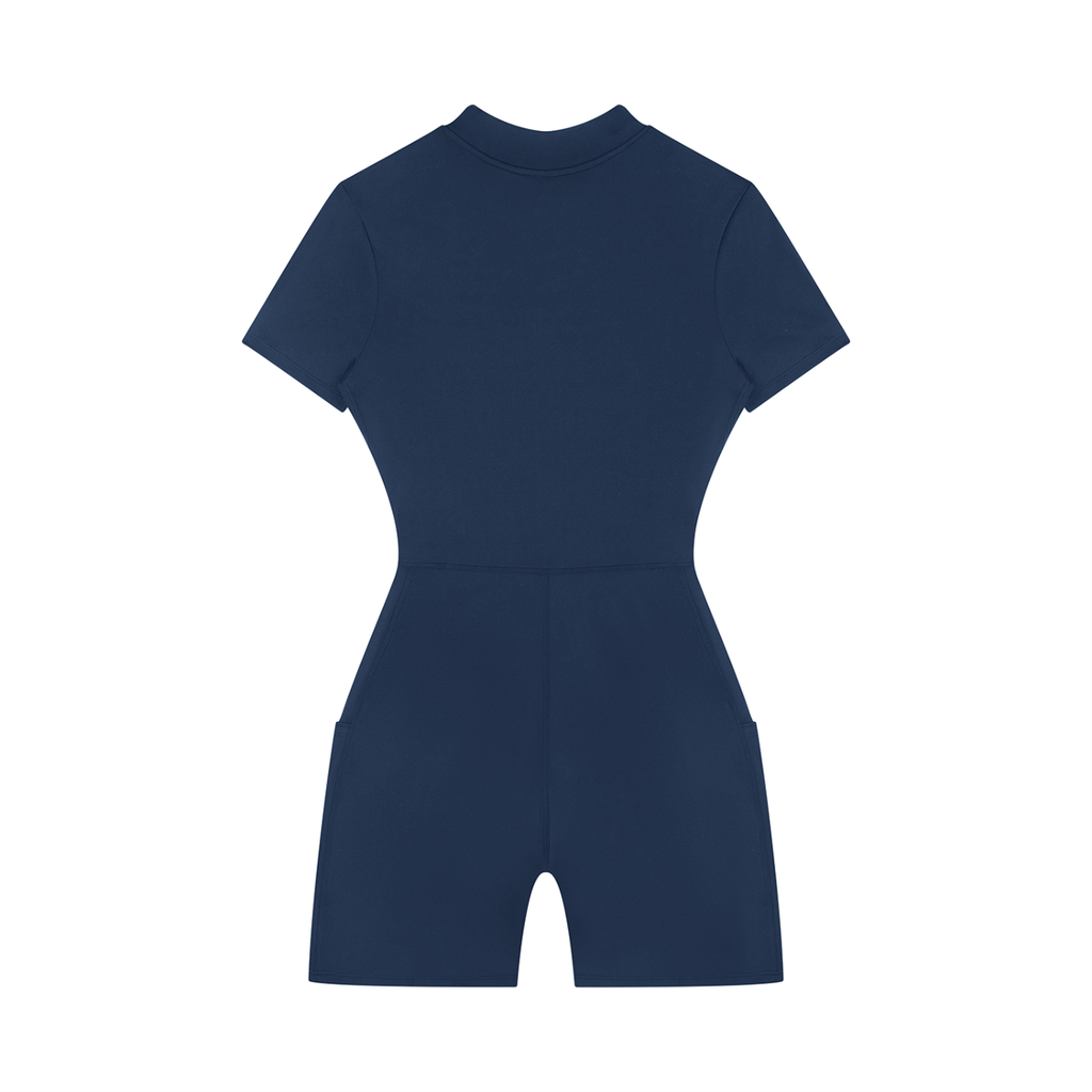 SC.01 Women's Quarter-Zip Short Sleeve Romper