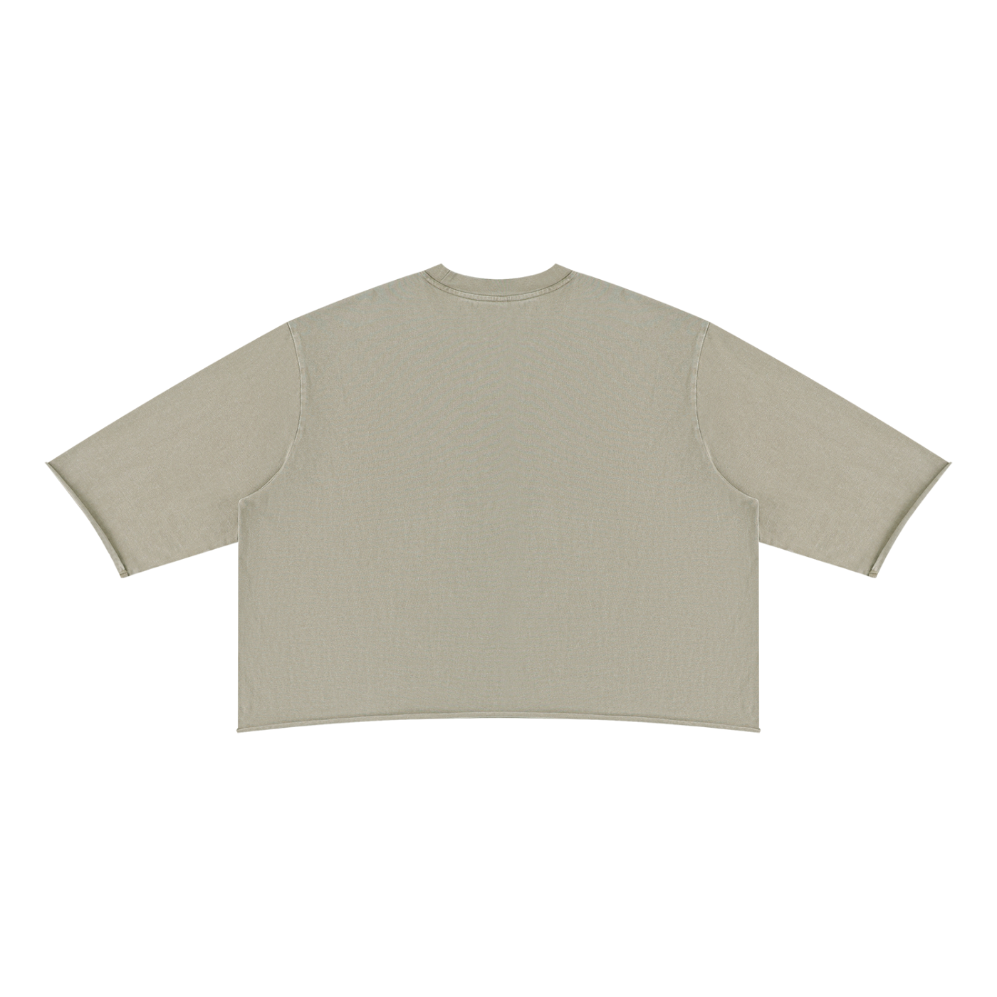 SC.01 Unisex Mineral Wash Raw Hem Boxy T-Shirt