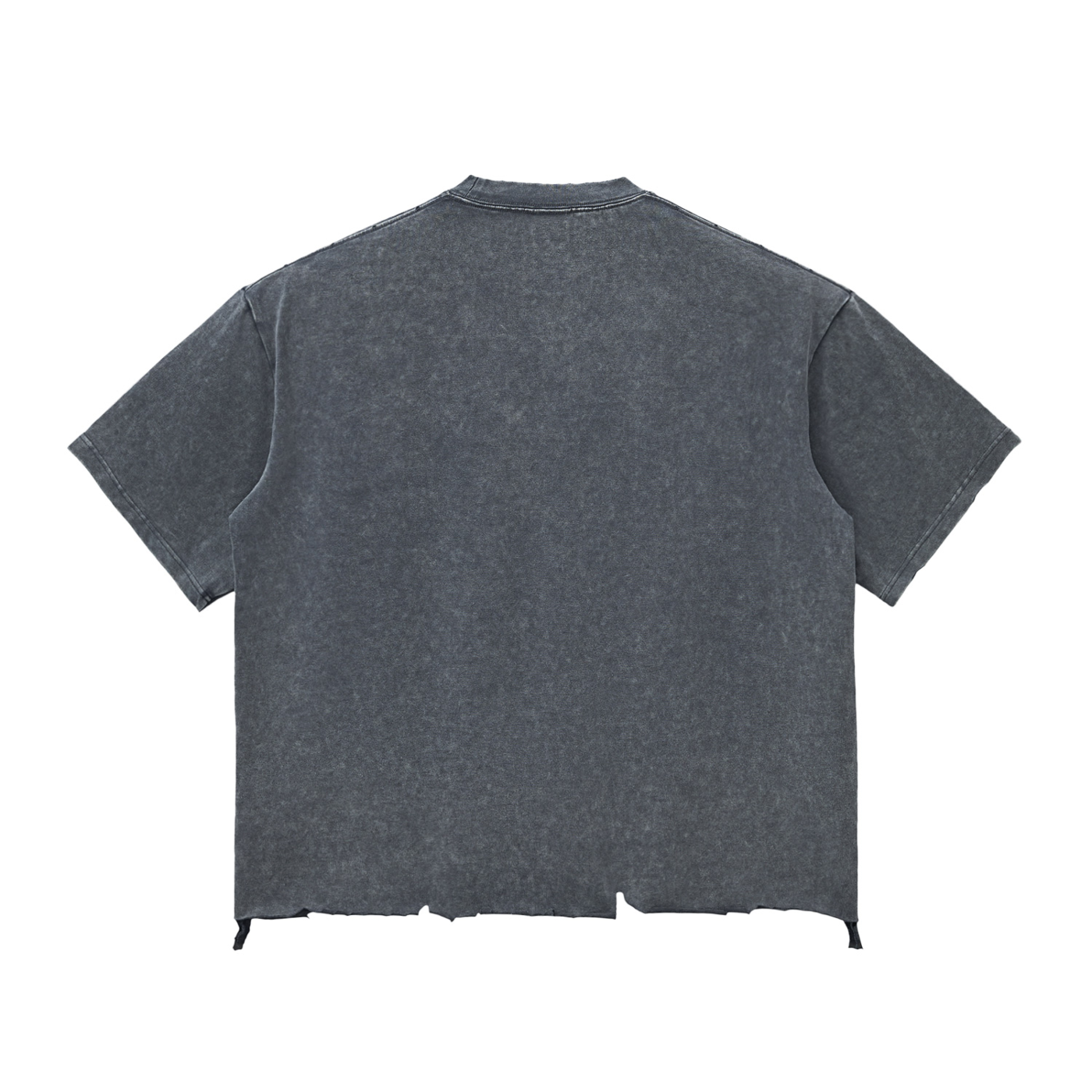 SC.01 Snow Wash Raw-Hem Boxy T-shirt