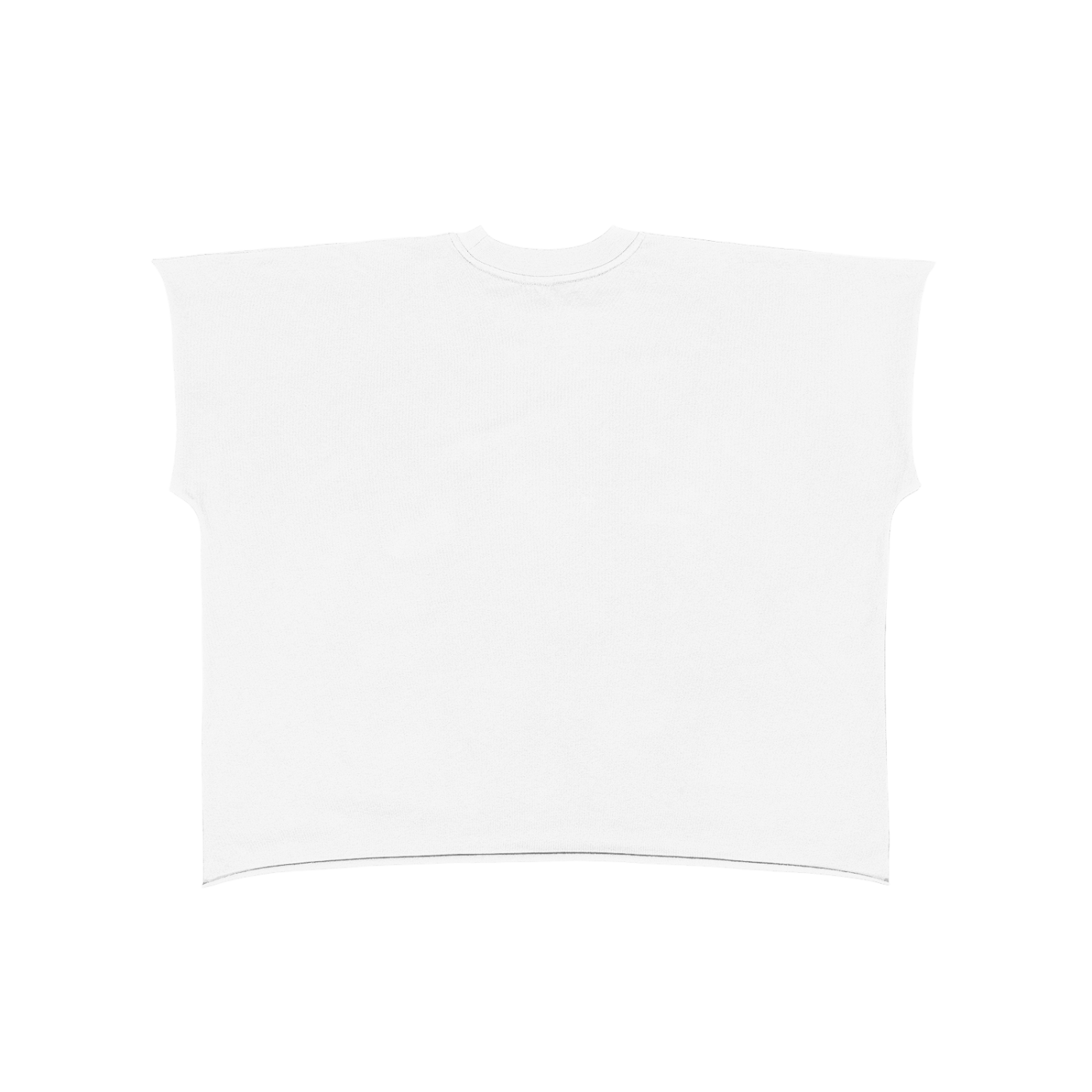 SC.01 Raw Edge Boxy Non-Shrink T-Shirt