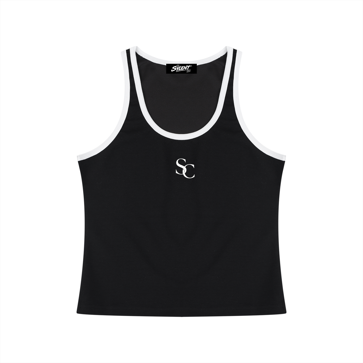SC.01 Women's Color Block Cropped Tank Top