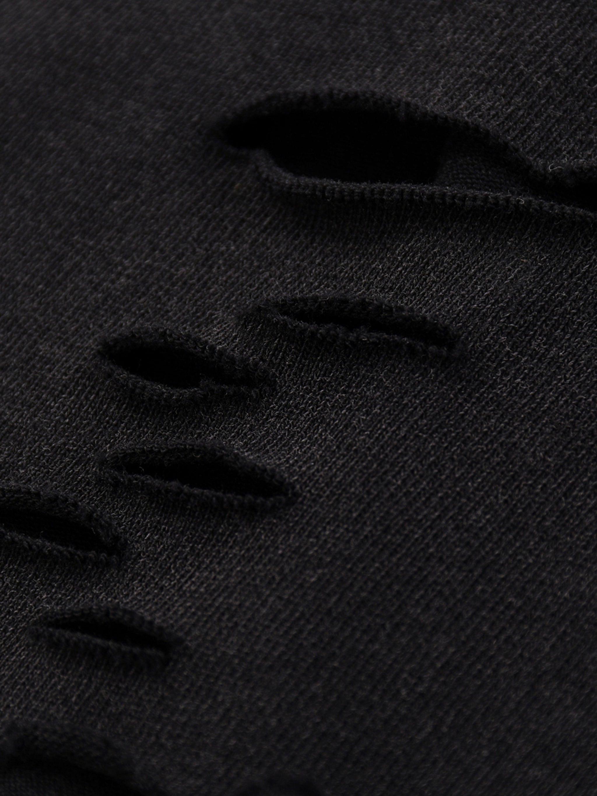 SYLENT: NO SIGNAL Snow Washed Raw-Hem Tee