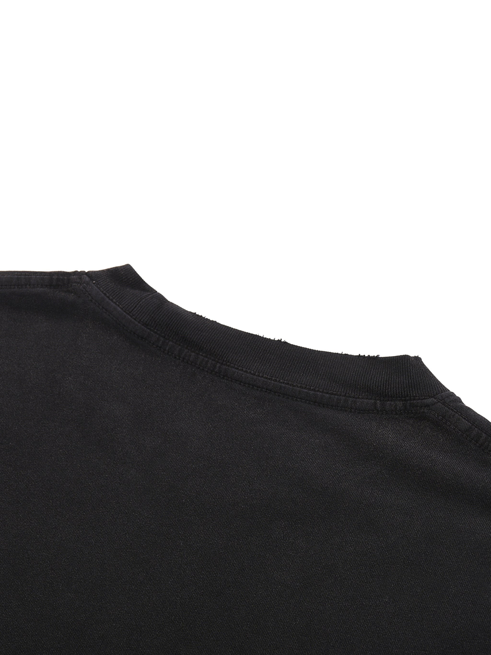 SYLENT: NO SIGNAL Snow Washed Raw-Hem Tee